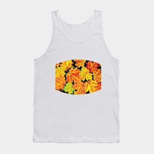 Fall Autumn Leaves Tank Top